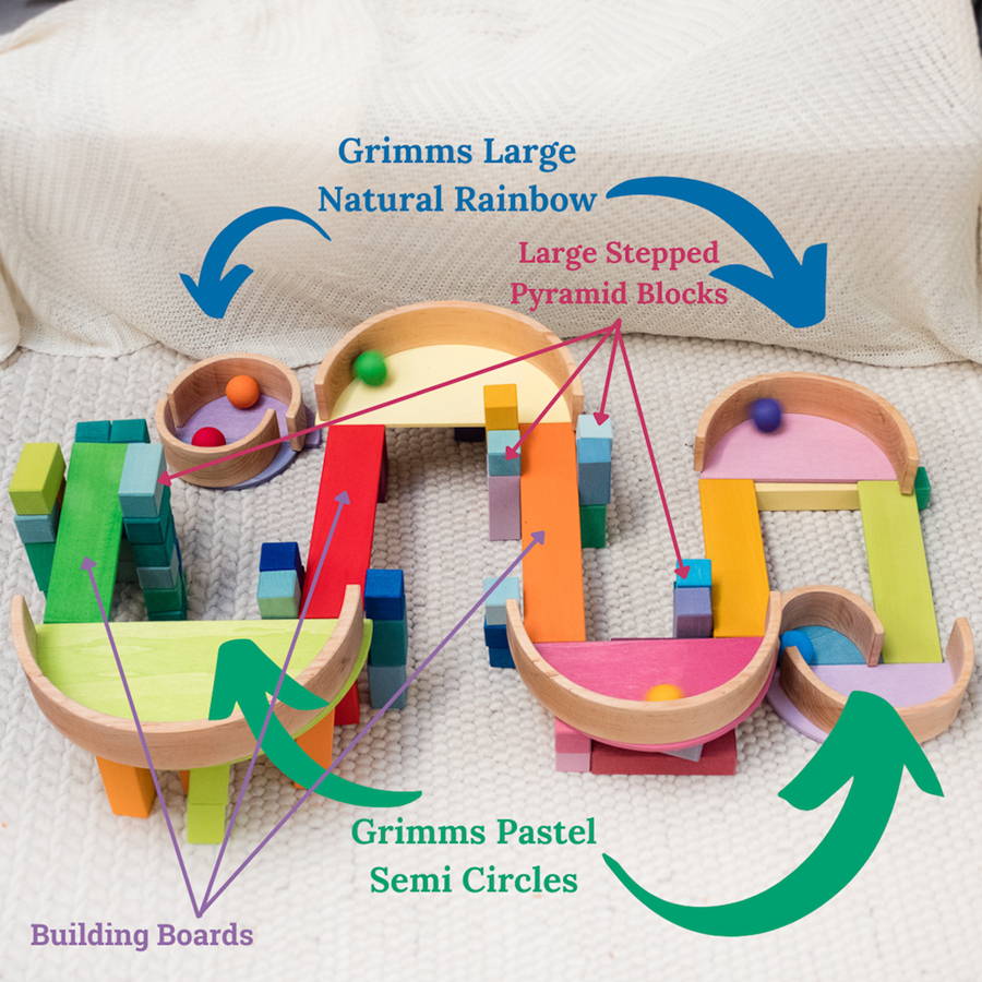 Grimms Rainbow World - Must Have Building Toys