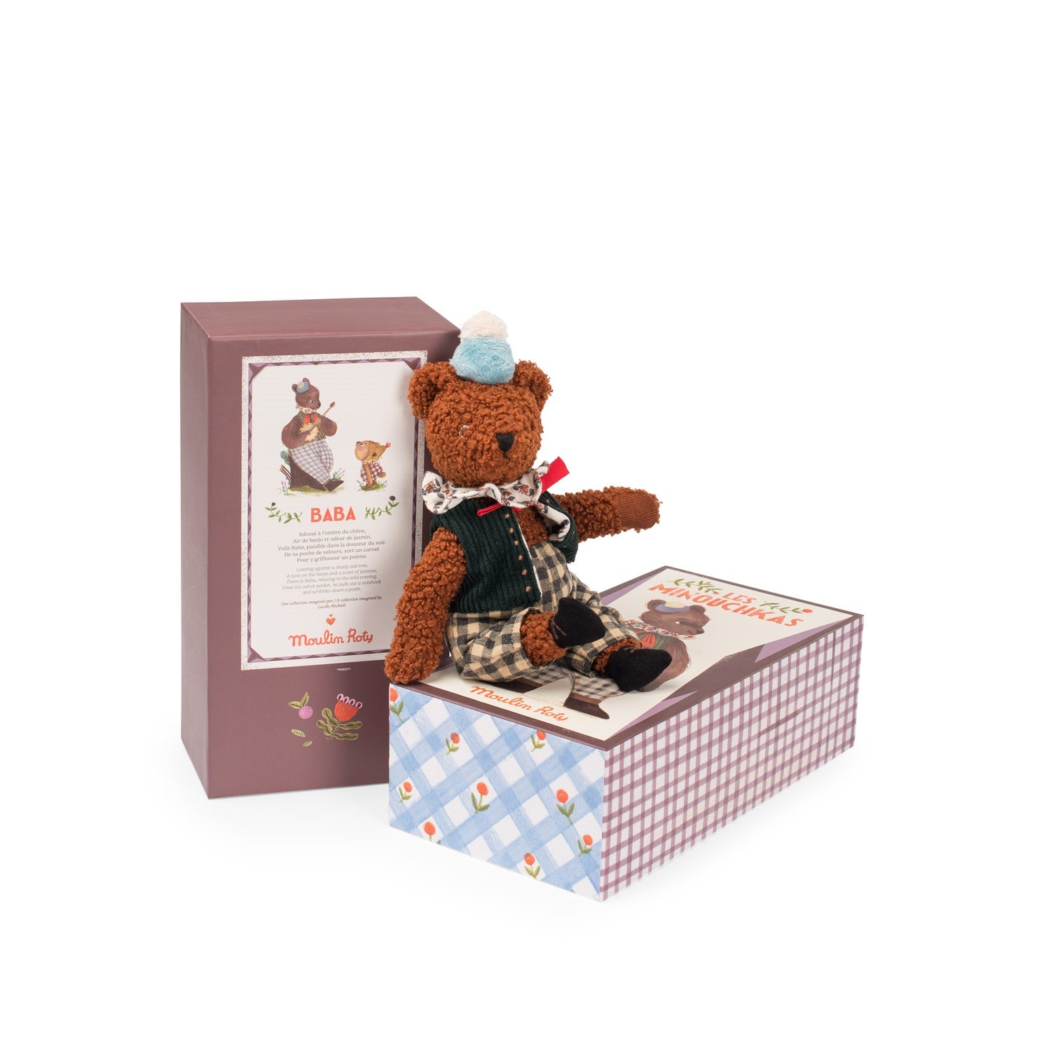 Moulin Roty Les Minouchkas Baba the large bear – Dilly Dally Kids