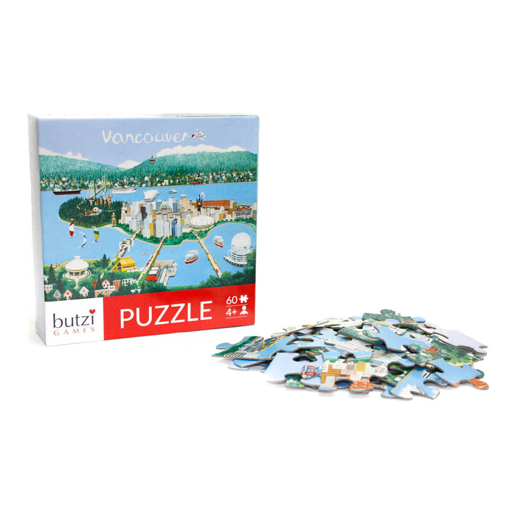 60 piece Vancouver puzzle-puzzles-Butzi-Dilly Dally Kids