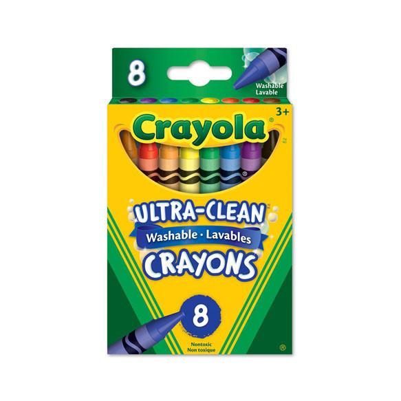 Crayola washable crayons 8-pack-arts & crafts-Crayola-Dilly Dally Kids