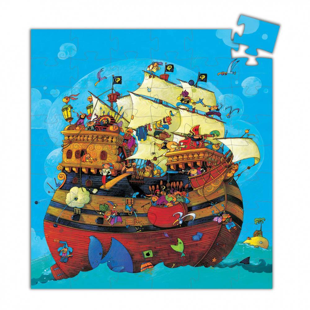 Djeco Barbarossa's boat 54 piece puzzle-puzzles-Djeco-Dilly Dally Kids