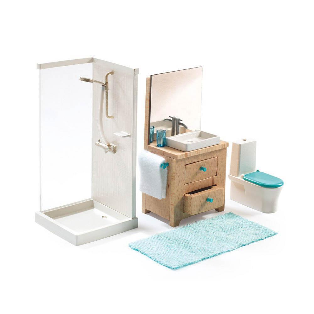 Djeco bathroom furniture set-people, animals & lands-Djeco-Dilly Dally Kids