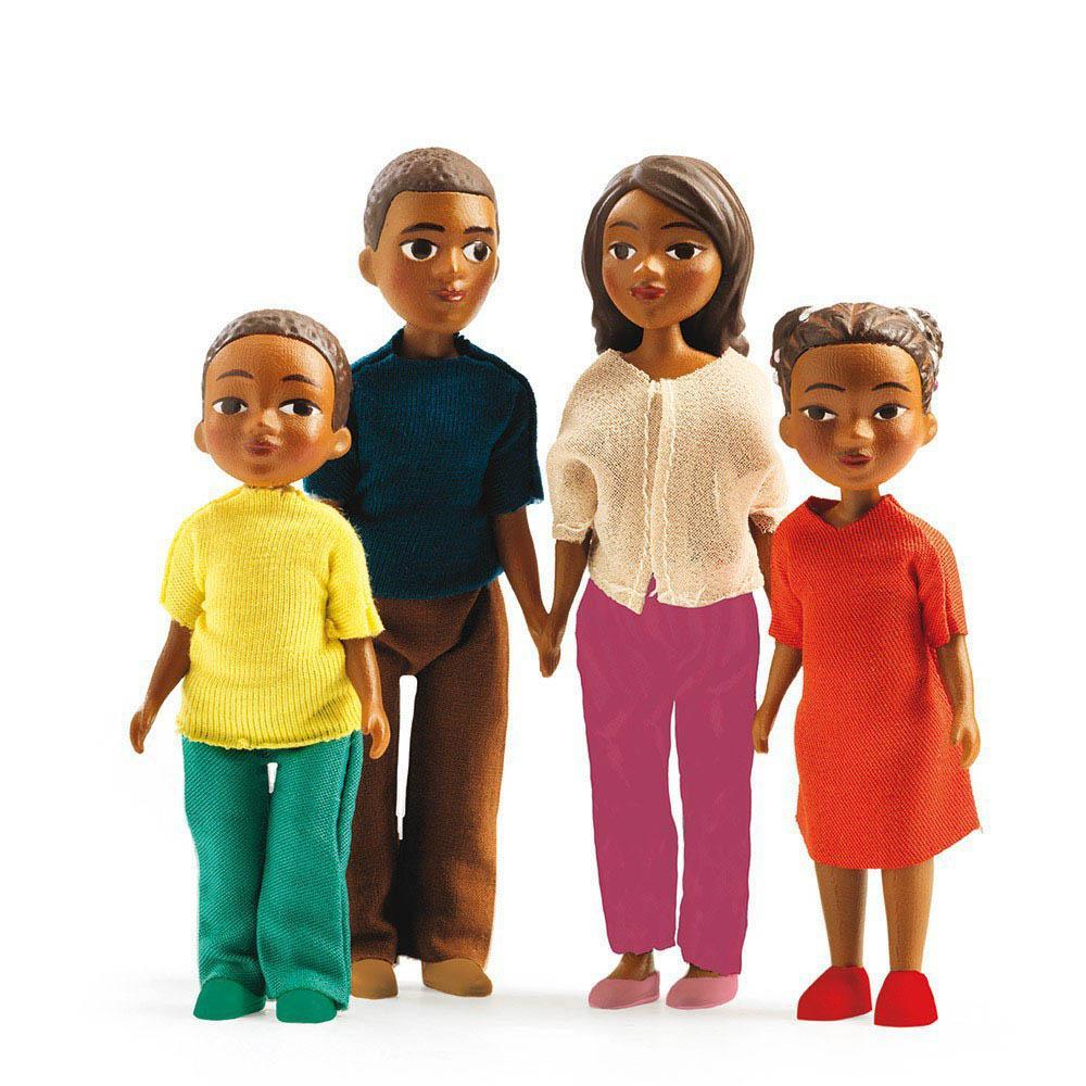 Djeco Milo and Lila doll family-people, animals & lands-Djeco-Dilly Dally Kids