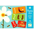 Djeco numbers duo puzzles-puzzles-Djeco-Dilly Dally Kids