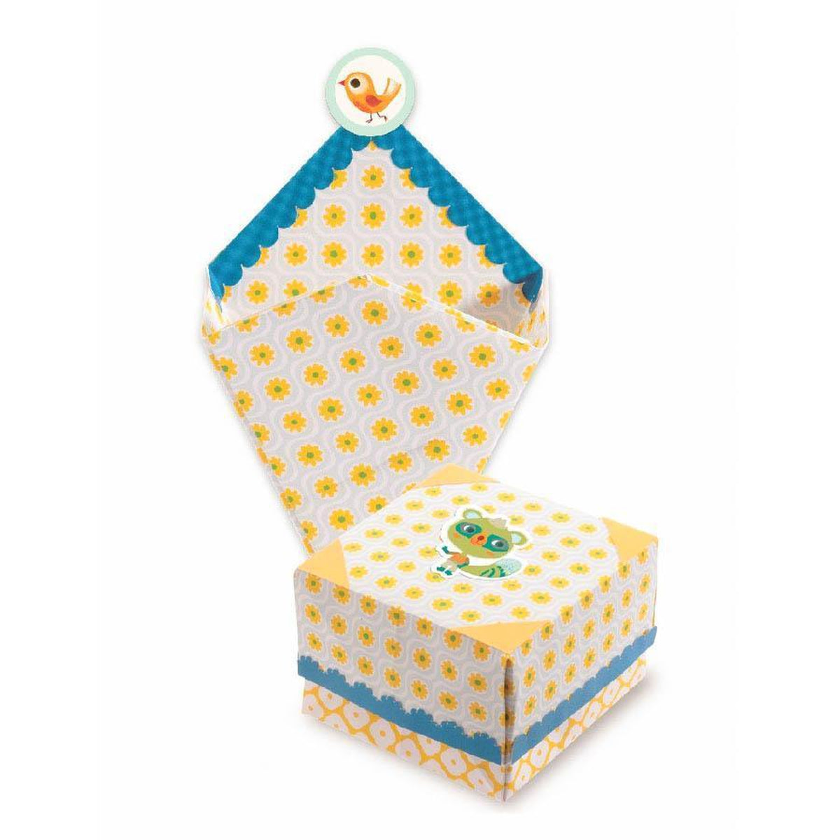 Djeco small boxes origami kit-arts & crafts-Djeco-Dilly Dally Kids