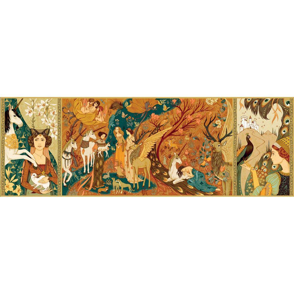 Djeco unicorn garden 500 piece puzzle-puzzles-Djeco-Dilly Dally Kids