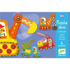 Djeco vehicles duo puzzles-puzzles-Djeco-Dilly Dally Kids