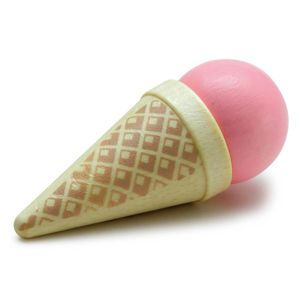 Erzi wooden pink ice cream cone-pretend play-Fire the Imagination-Dilly Dally Kids