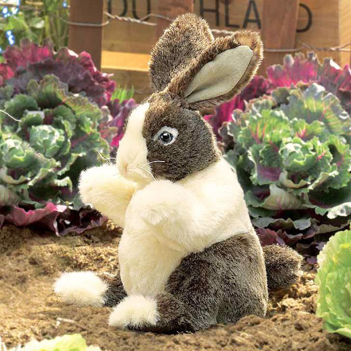 baby dutch rabbit puppet-puppets-Fire the Imagination-Dilly Dally Kids