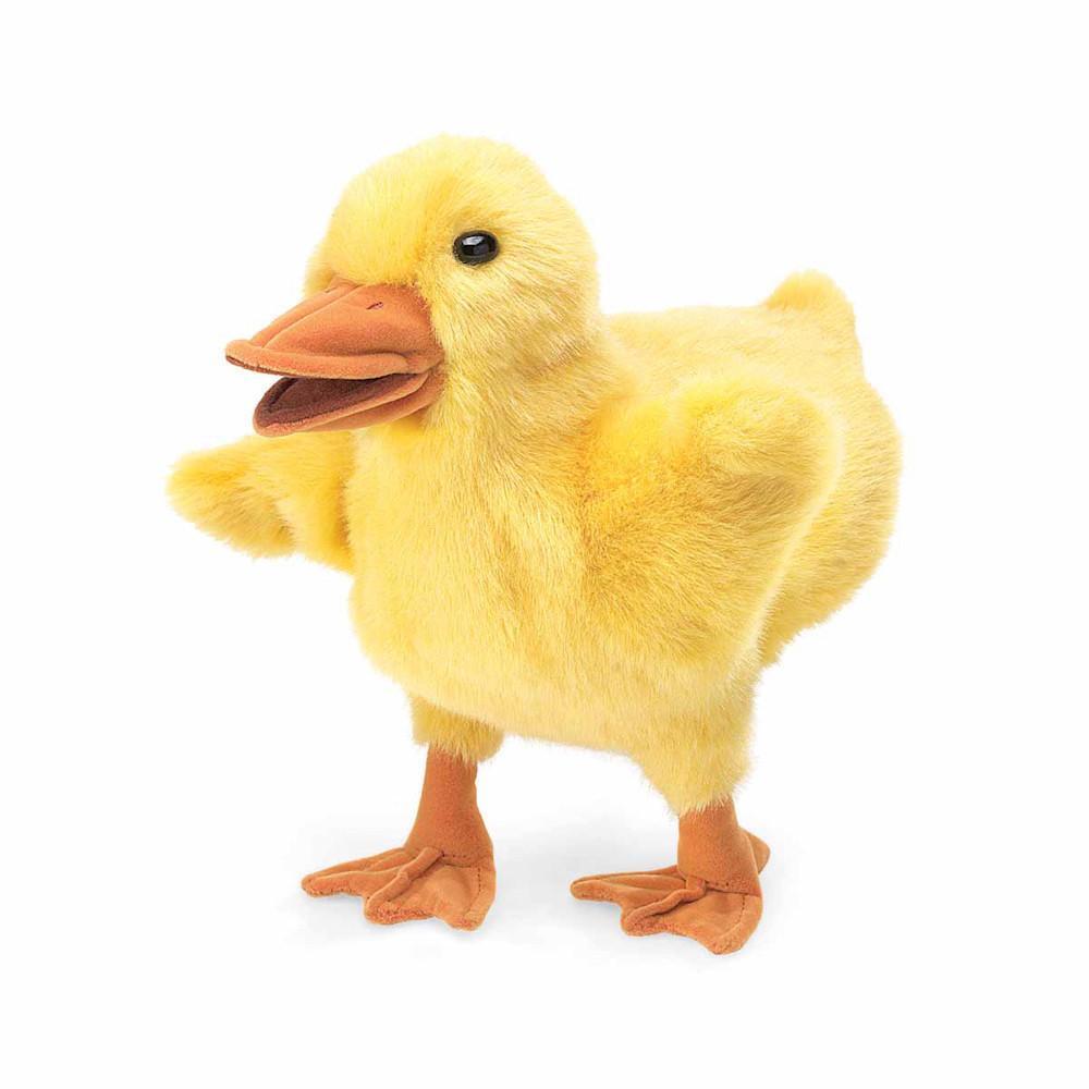 duckling puppet-puppets, stuffies & dolls-Fire the Imagination-Dilly Dally Kids