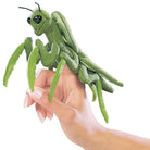 praying mantis finger puppet-puppets-Fire the Imagination-Dilly Dally Kids