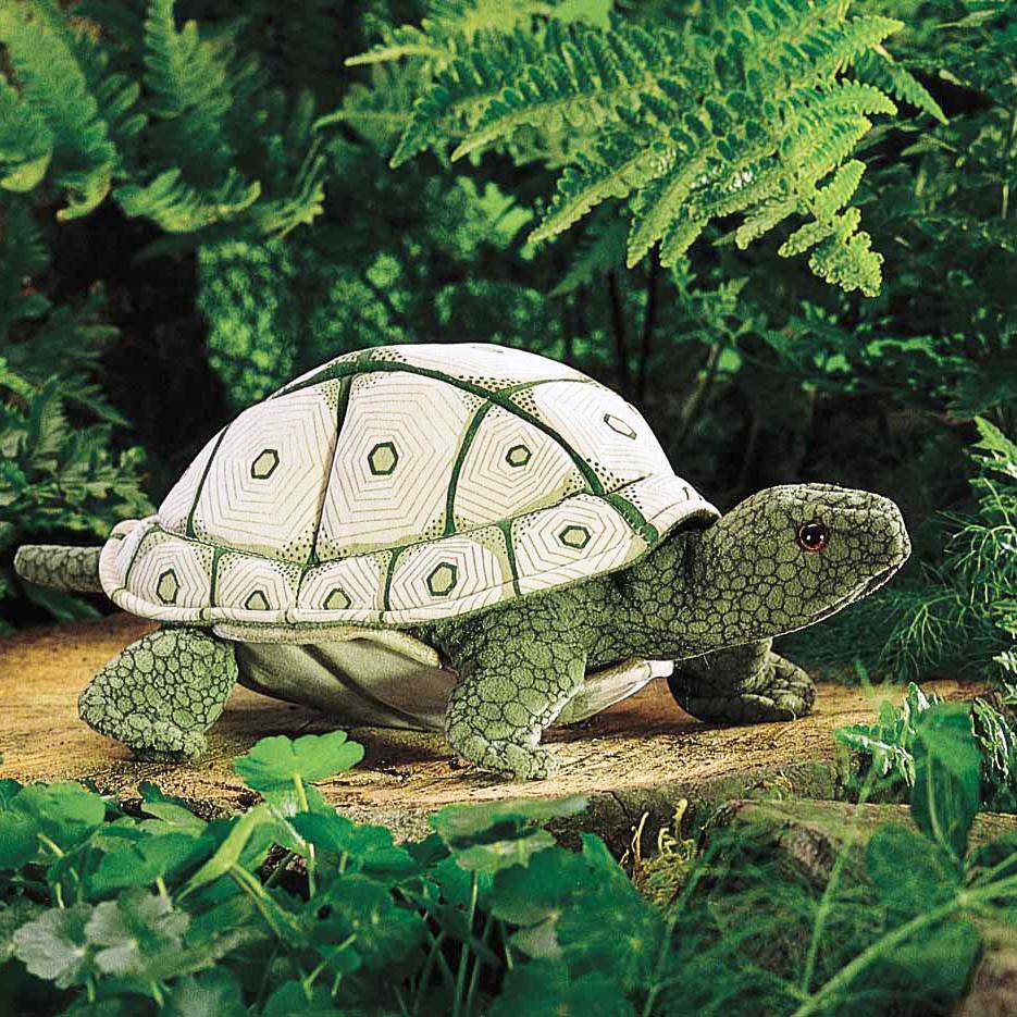 tortoise puppet-puppets-Fire the Imagination-Dilly Dally Kids
