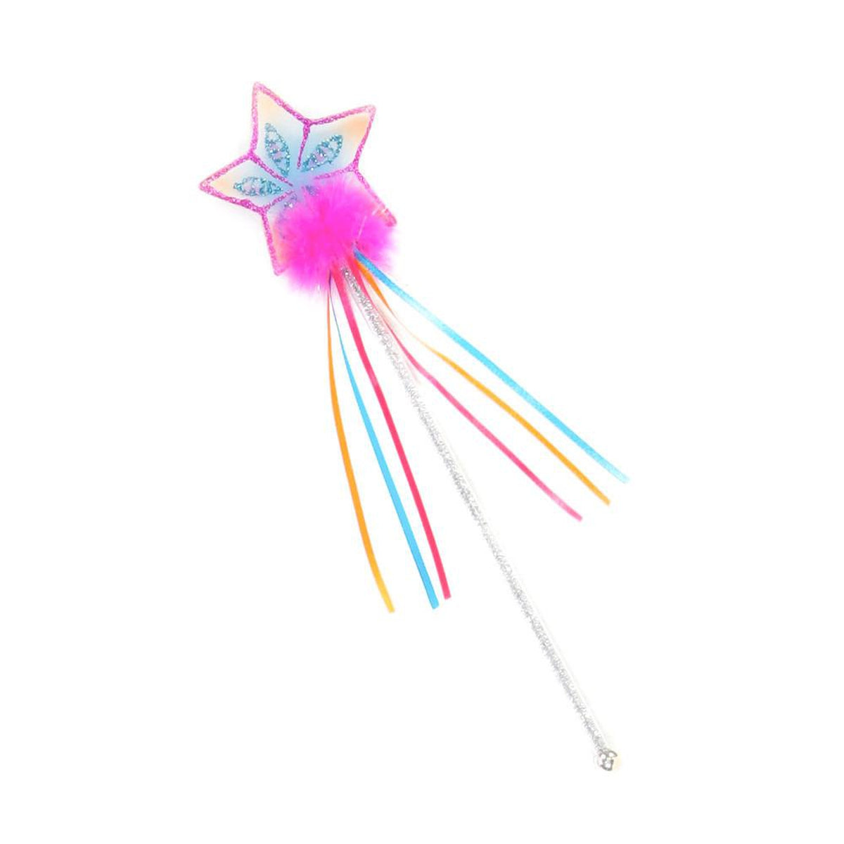 glitter fuchsia wand-dress up-Edufun - Creative Education-Dilly Dally Kids