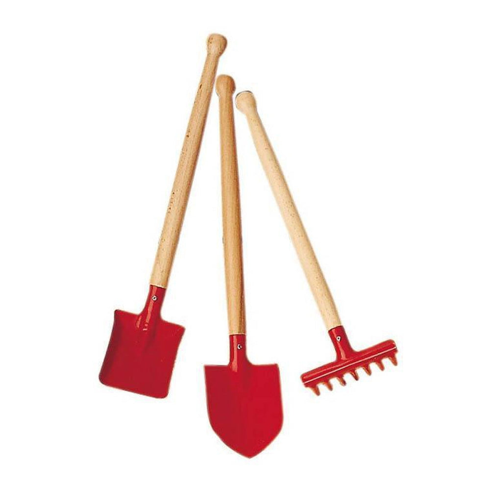 Gluckskafer metal garden tool set - red-outdoor-Fire the Imagination-Dilly Dally Kids