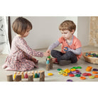 Grapat wood coloured nine Carla-blocks & building sets-Grapat-Dilly Dally Kids