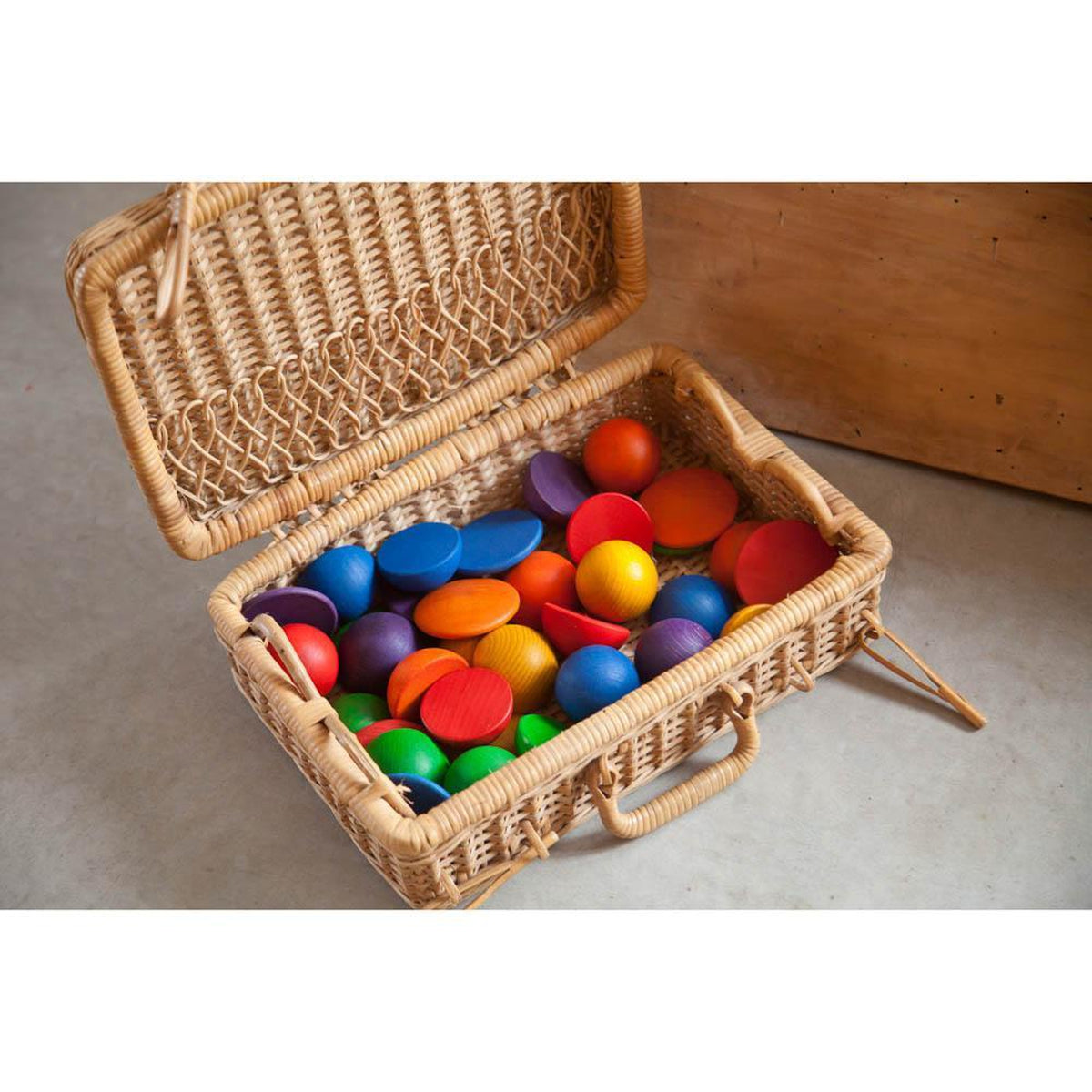 Grapat wood coloured rounds-blocks & building sets-Fire the Imagination-Dilly Dally Kids