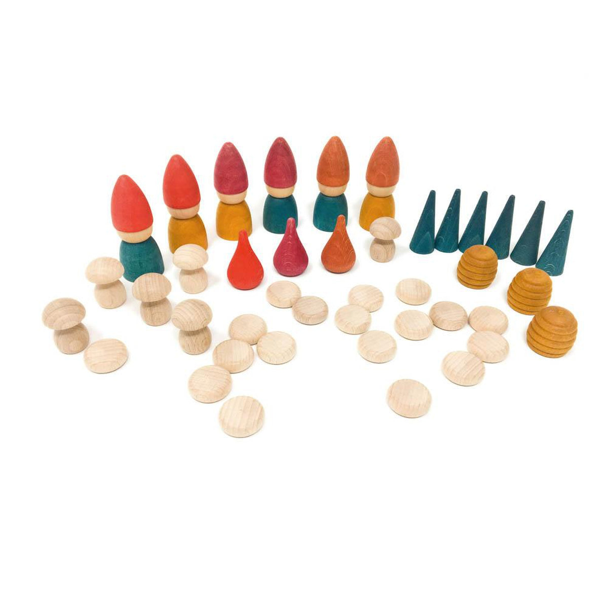 Grapat wood nins tomtens-blocks & building sets-Grapat-Dilly Dally Kids