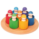 Grimm's 7 friends including bowls-blocks & building sets-Fire the Imagination-Dilly Dally Kids