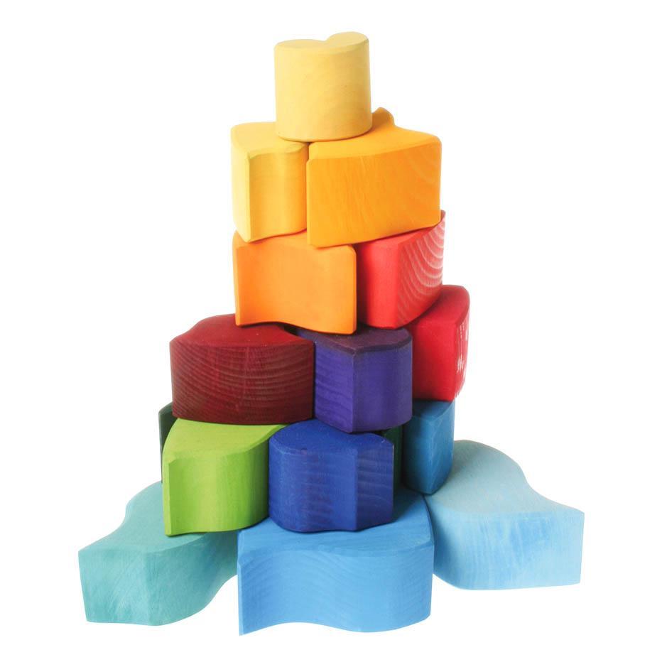 Grimm's ammonite snail puzzle - large-blocks & building sets-Fire the Imagination-Dilly Dally Kids