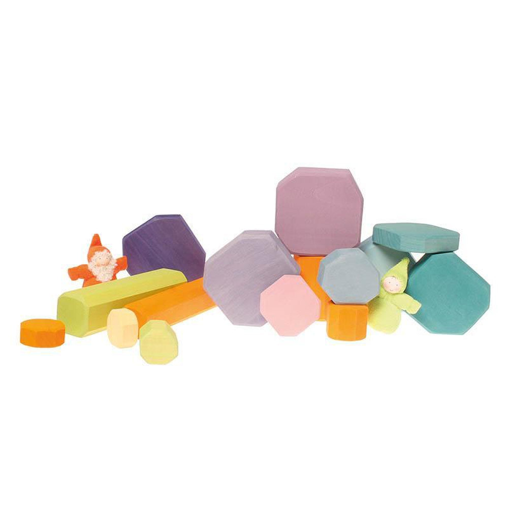 Grimm's building blocks tree slices-blocks & building sets-Fire the Imagination-Dilly Dally Kids