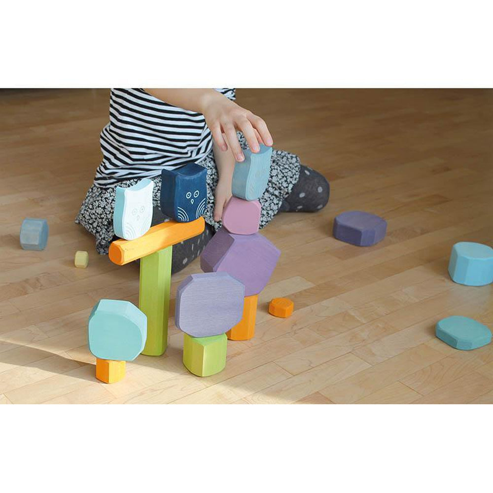 Grimm's building blocks tree slices-blocks & building sets-Fire the Imagination-Dilly Dally Kids