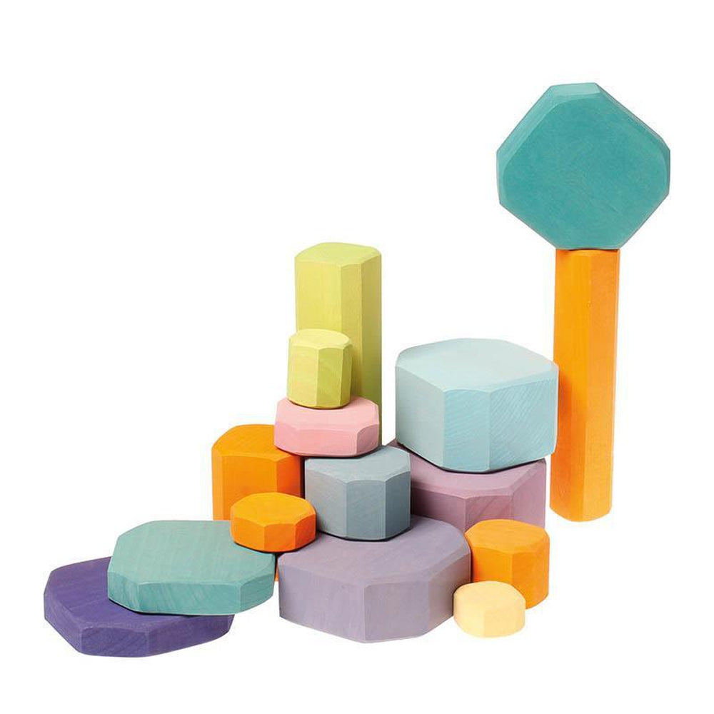 Grimm's building blocks tree slices-blocks & building sets-Fire the Imagination-Dilly Dally Kids