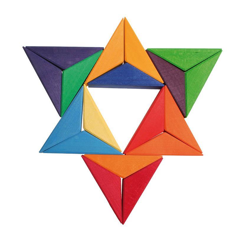 Grimm's complementary star puzzle-blocks & building sets-Fire the Imagination-Dilly Dally Kids