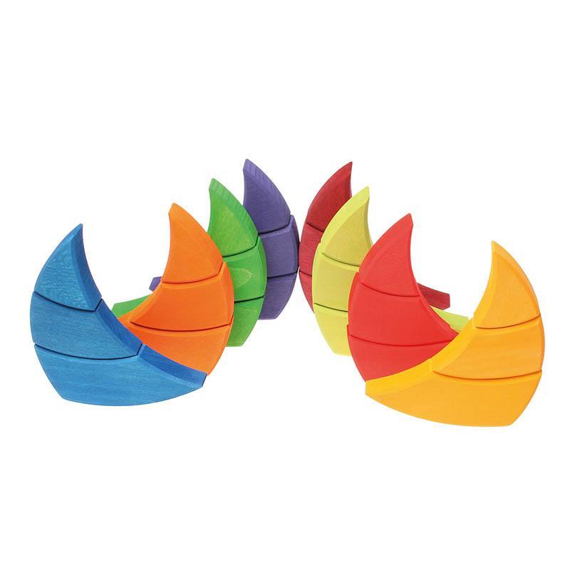 Grimm's Goethe's colour circle - large-blocks & building sets-Fire the Imagination-Dilly Dally Kids