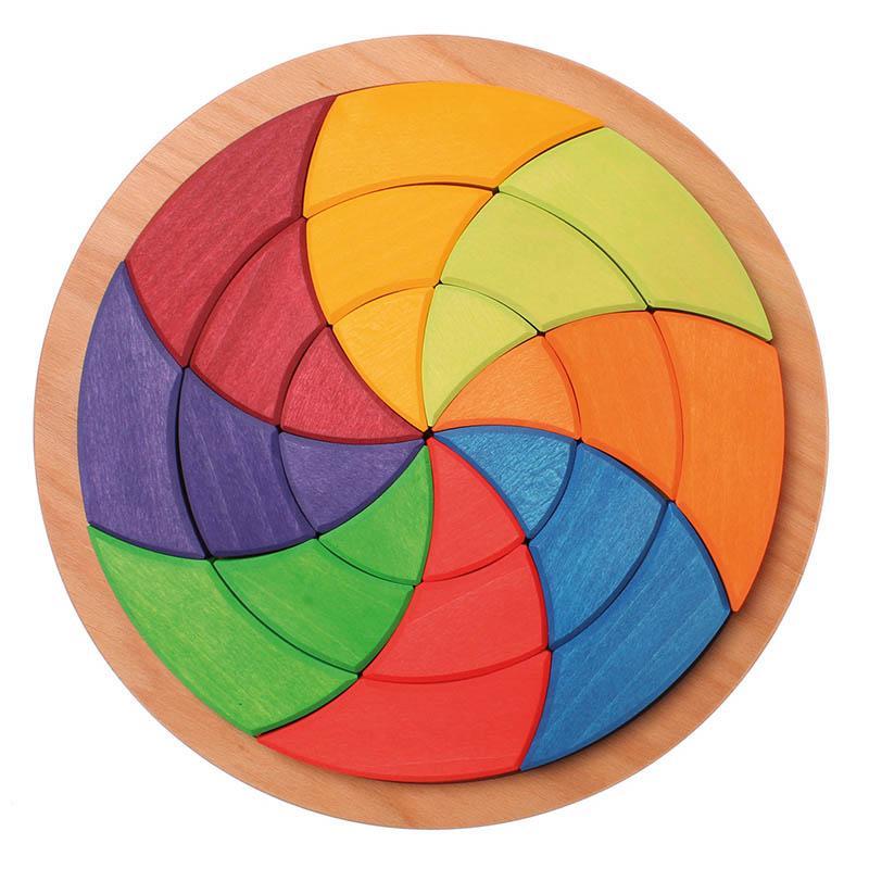 Grimm's Goethe's colour circle - large-blocks & building sets-Fire the Imagination-Dilly Dally Kids