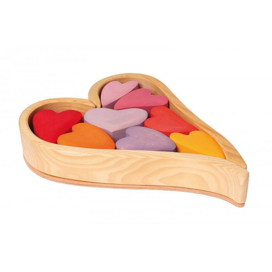 Grimm's hearts block set-blocks & building sets-Fire the Imagination-Dilly Dally Kids