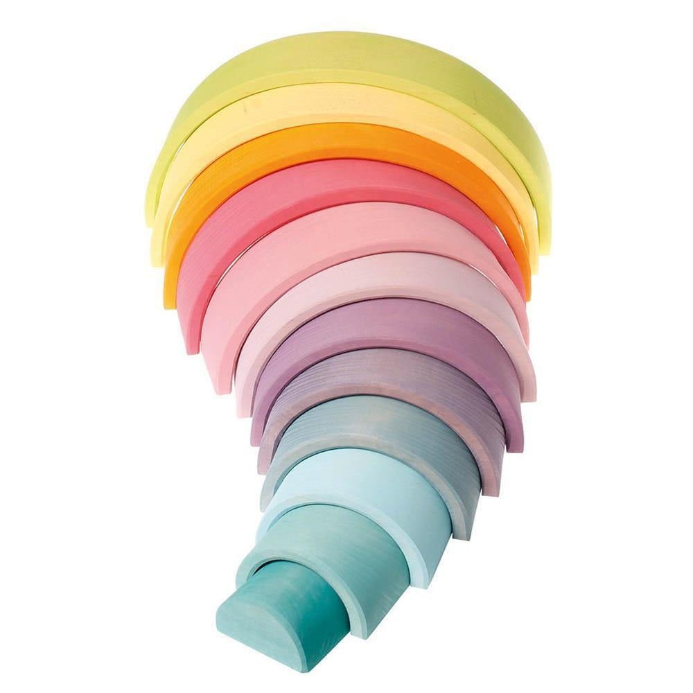 Grimm's large pastel rainbow-blocks & building sets-Fire the Imagination-Dilly Dally Kids