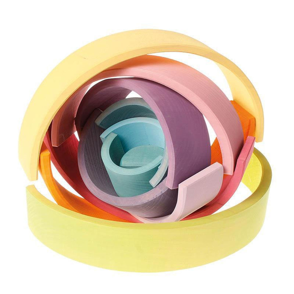 Grimm's large pastel rainbow-blocks & building sets-Fire the Imagination-Dilly Dally Kids
