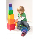 Grimm's large rainbow stacking boxes-blocks & building sets-Fire the Imagination-Dilly Dally Kids