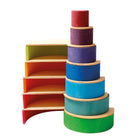 Grimm's large semi circles - natural-blocks & building sets-Fire the Imagination-Dilly Dally Kids