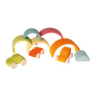 Grimm's medium pastel rainbow stacker-blocks & building sets-Fire the Imagination-Dilly Dally Kids