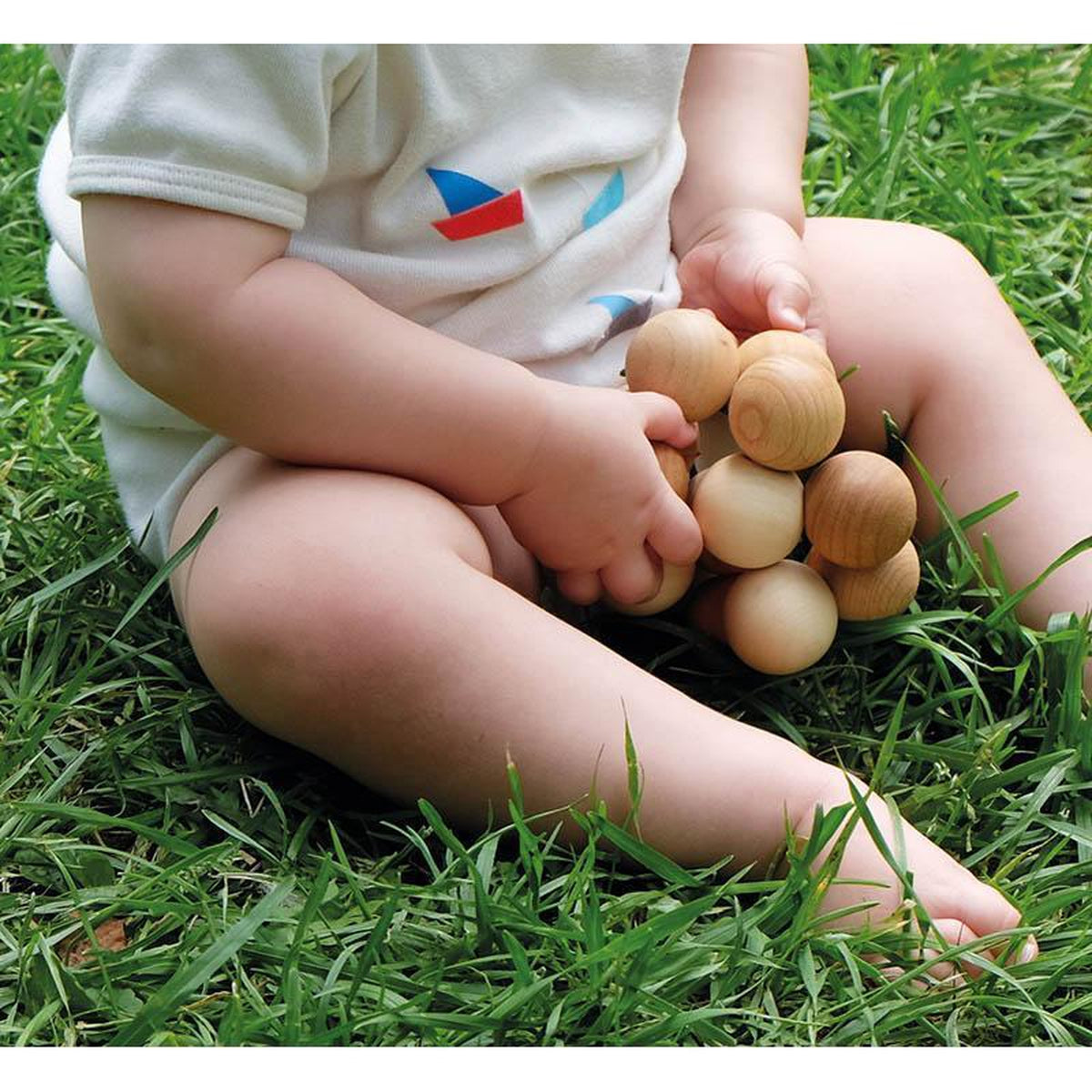 Grimm's natural beads grasper-baby-Fire the Imagination-Dilly Dally Kids