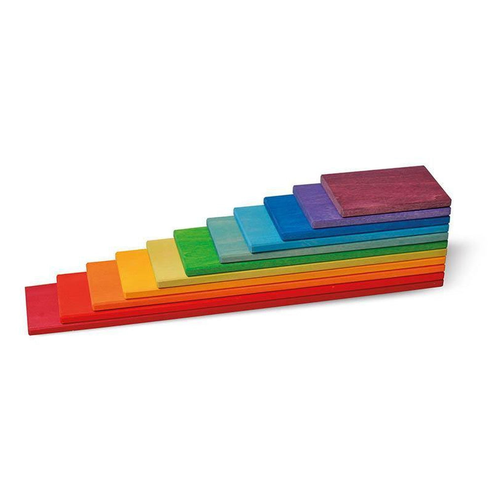 Grimm's rainbow building boards-blocks & building sets-Fire the Imagination-Dilly Dally Kids