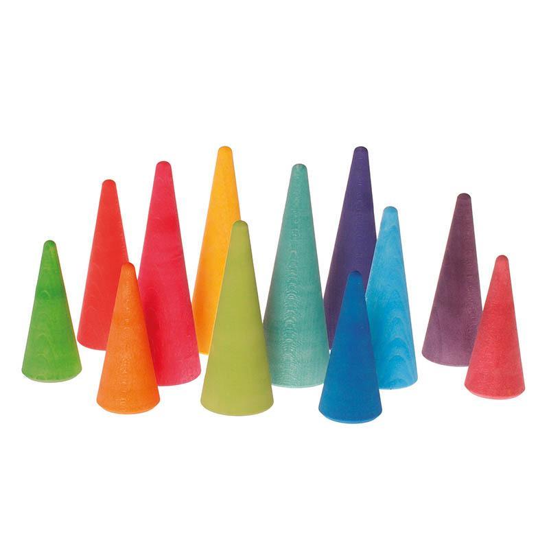 Grimm's rainbow forest-blocks & building sets-Fire the Imagination-Dilly Dally Kids