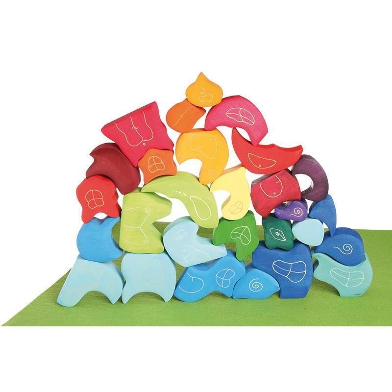 Grimm's rose tower-blocks & building sets-Fire the Imagination-Dilly Dally Kids