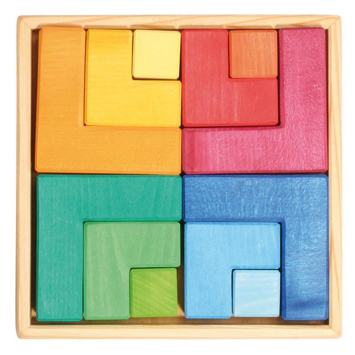 Grimm's square puzzle - large-blocks & building sets-Fire the Imagination-Dilly Dally Kids