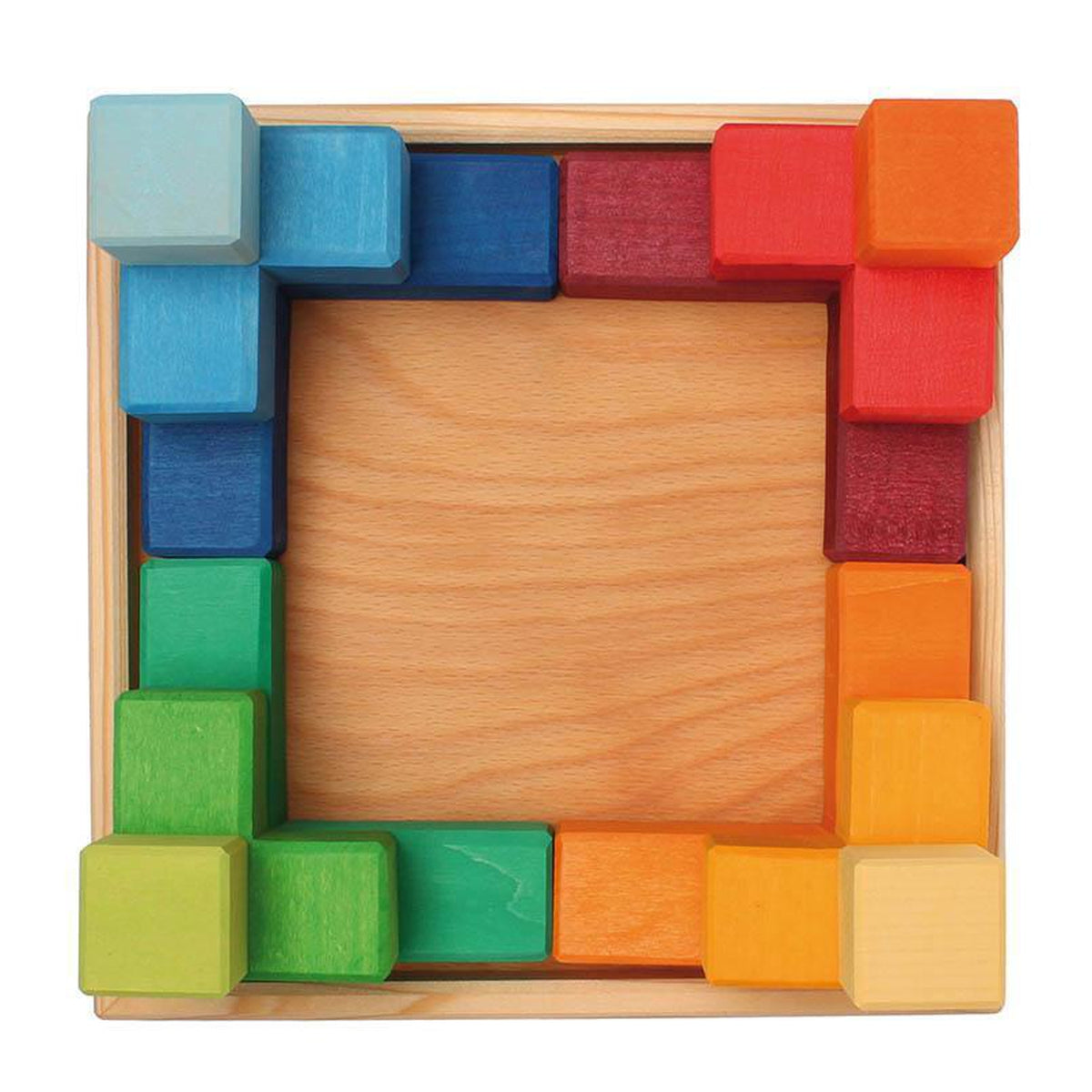 Grimm's square puzzle - large-blocks & building sets-Fire the Imagination-Dilly Dally Kids