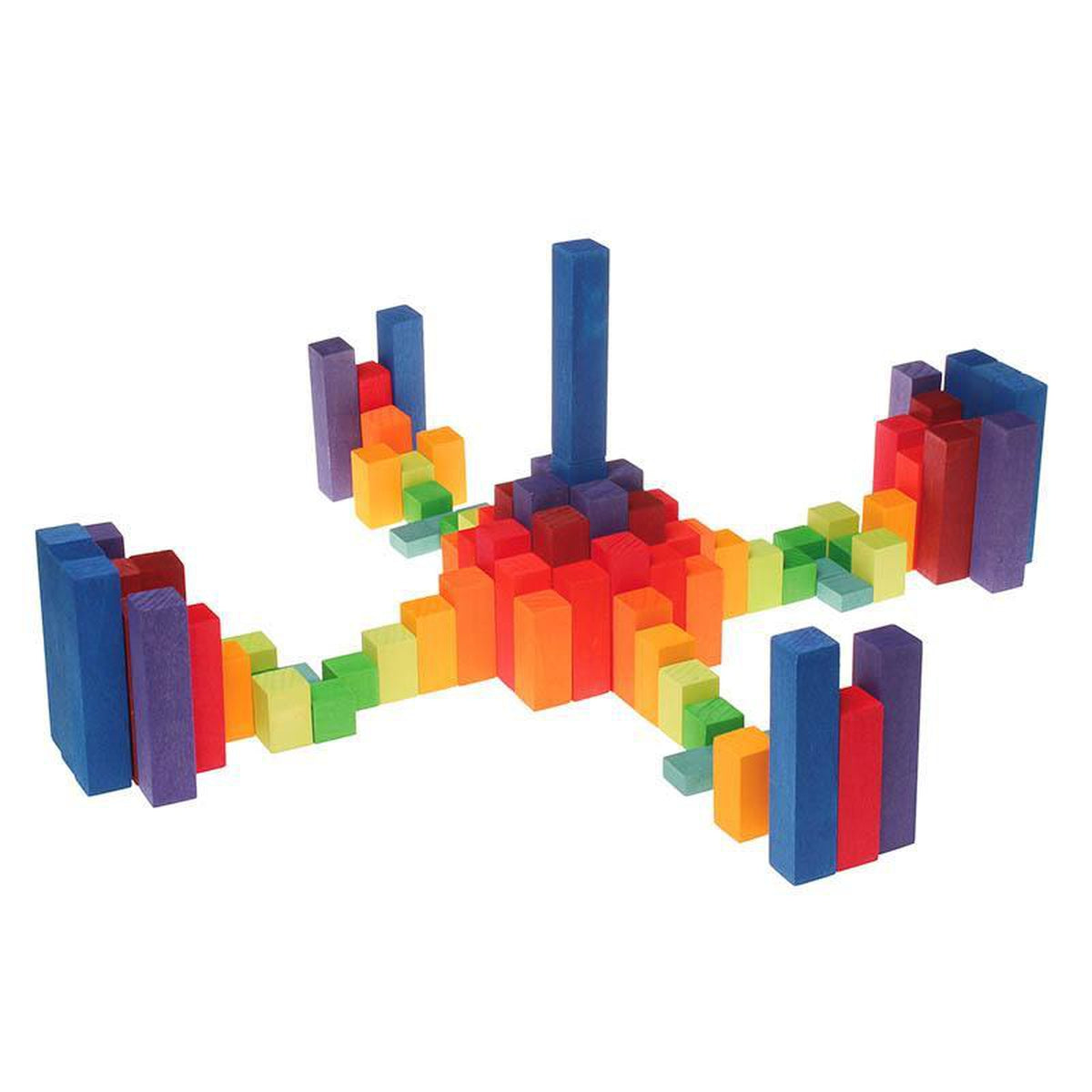 Grimm's stepped counting blocks 2cm-blocks & building sets-Fire the Imagination-Dilly Dally Kids