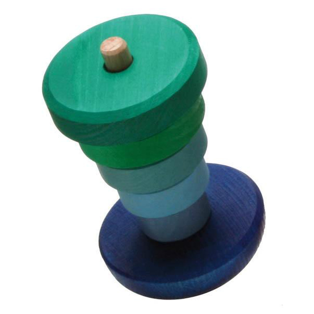 Grimm's wobbly blue stacking tower-baby-Fire the Imagination-Dilly Dally Kids