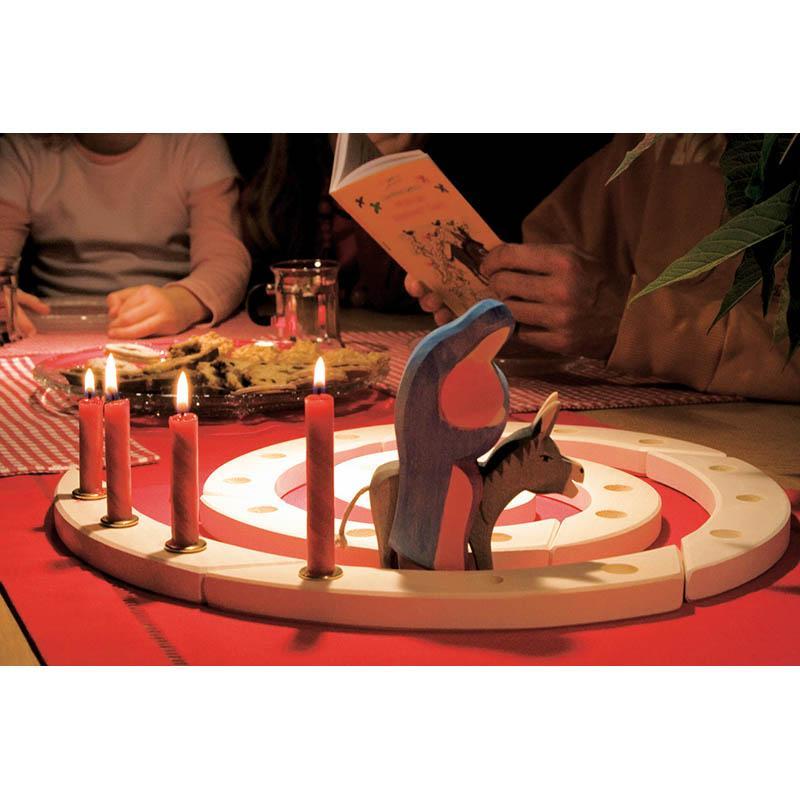 Grimm's wooden birthday and advent spiral - natural-Unclassified-Fire the Imagination-Dilly Dally Kids