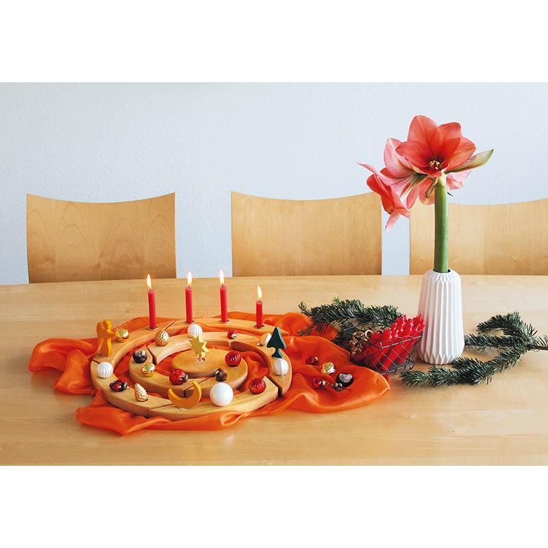 Grimm's wooden birthday and advent spiral - natural-Unclassified-Fire the Imagination-Dilly Dally Kids