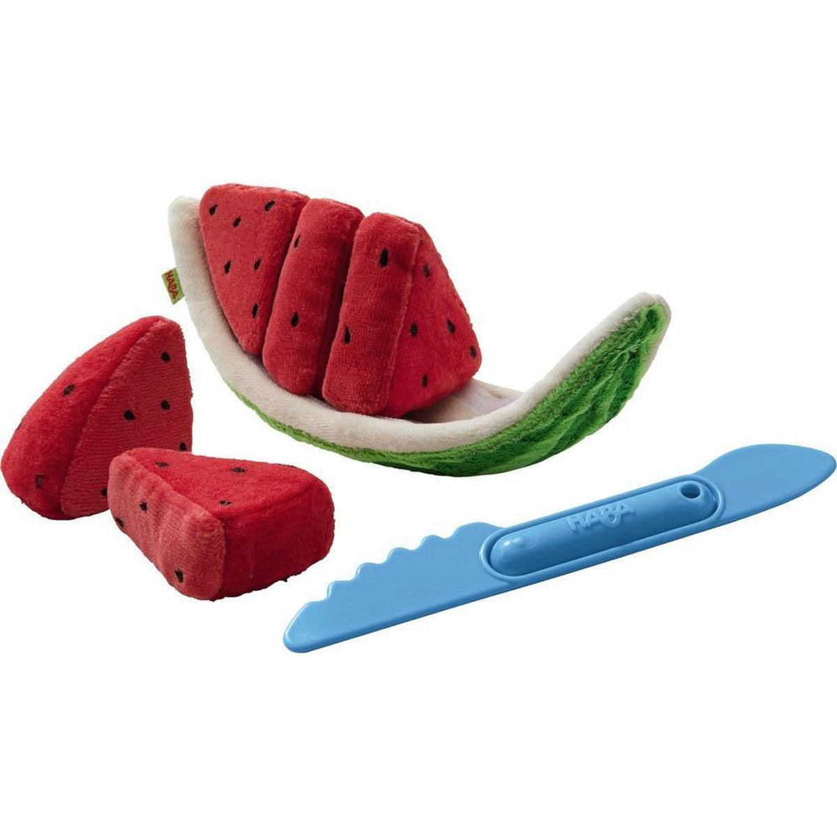 Haba cutting soft watermelon-pretend play-Haba-Dilly Dally Kids