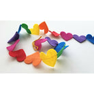 handmade felt rainbow hearts garland-decor-Emerald and Ginger-Dilly Dally Kids