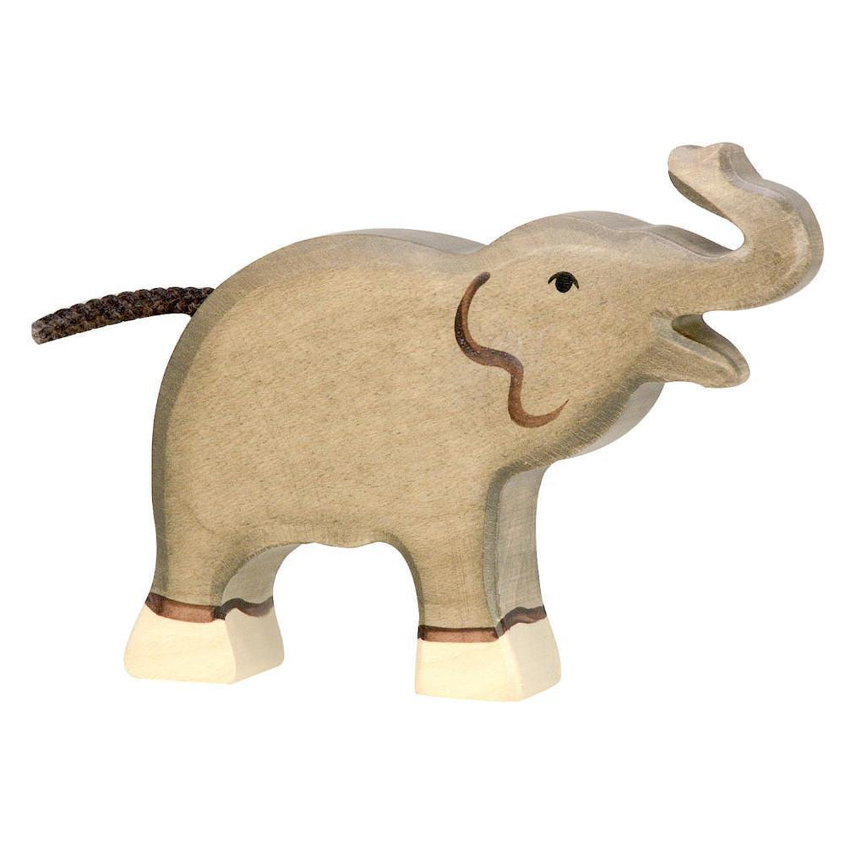 wooden elephant baby-figures-Holztiger-Dilly Dally Kids