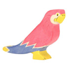 wooden parrot-figures-Holztiger-Dilly Dally Kids