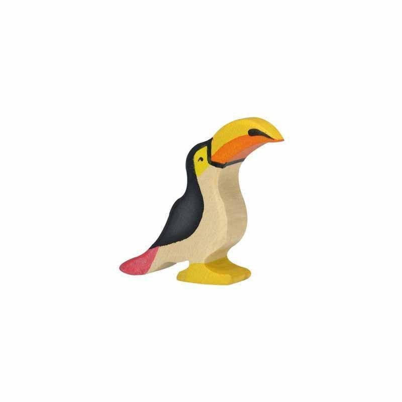 wooden toucan-figures-Holztiger-Dilly Dally Kids